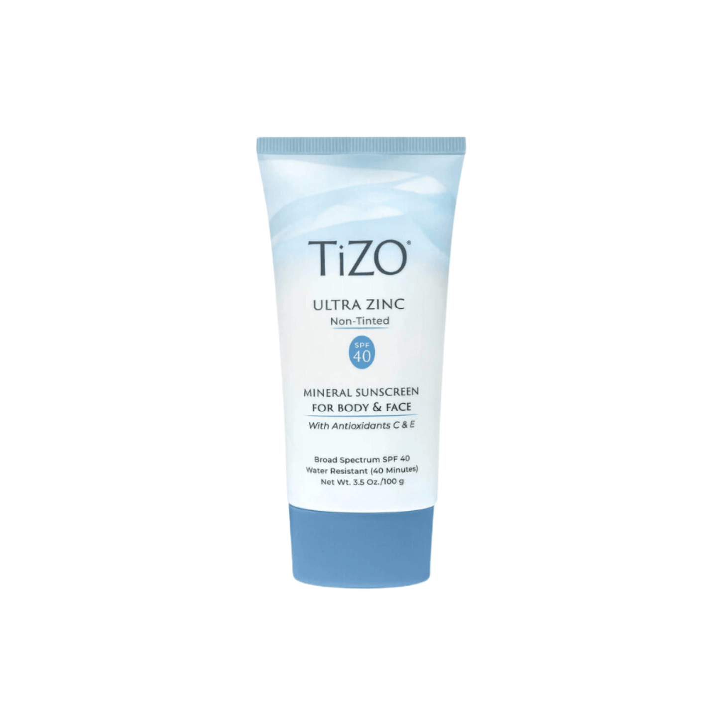 TiZO Ultra Zinc Body Face SPF40 - Non-Tinted Dewy Finish